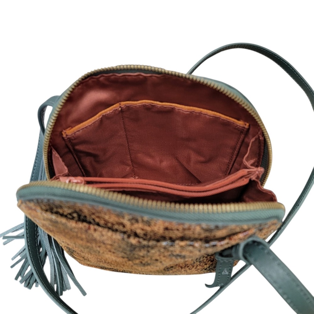 HOBO INTERNATIONAL Nash Small Crossbody Eternal Garden Tassel Bag Purse Boho - Picture 12 of 14
